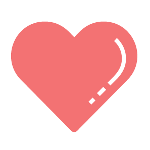 Heart icon representing passion for creating meaningful visual content