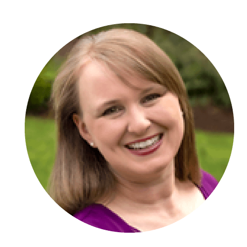 Portrait of Shawna Mascarelli, smiling outdoors